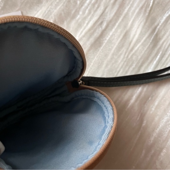 NEW Coach 60874 SEAHORSE Signature Zip Around Wristlet Wallet Clutch Keychain 4" - Picture 11 of 15